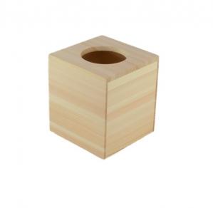Hinoki Wood Tissue Box Cover