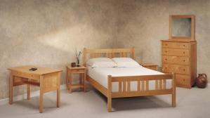 Pacific Maple Arts & Crafts Bed