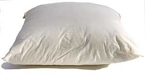 Adjustable Kapok Filled Pillow with organic cotton sateen zipper cover