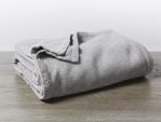 Loreto Organic Cotton Blanket - Mid Gray