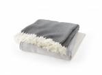 Ombre Wool Throw Blanket - Gray
