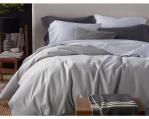 Flannel - Pale Gray on Bed