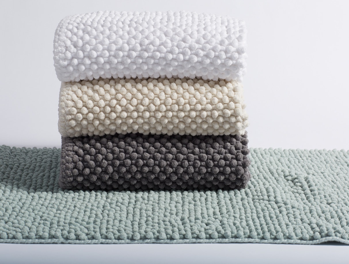 Natural Cotton Bath Mat