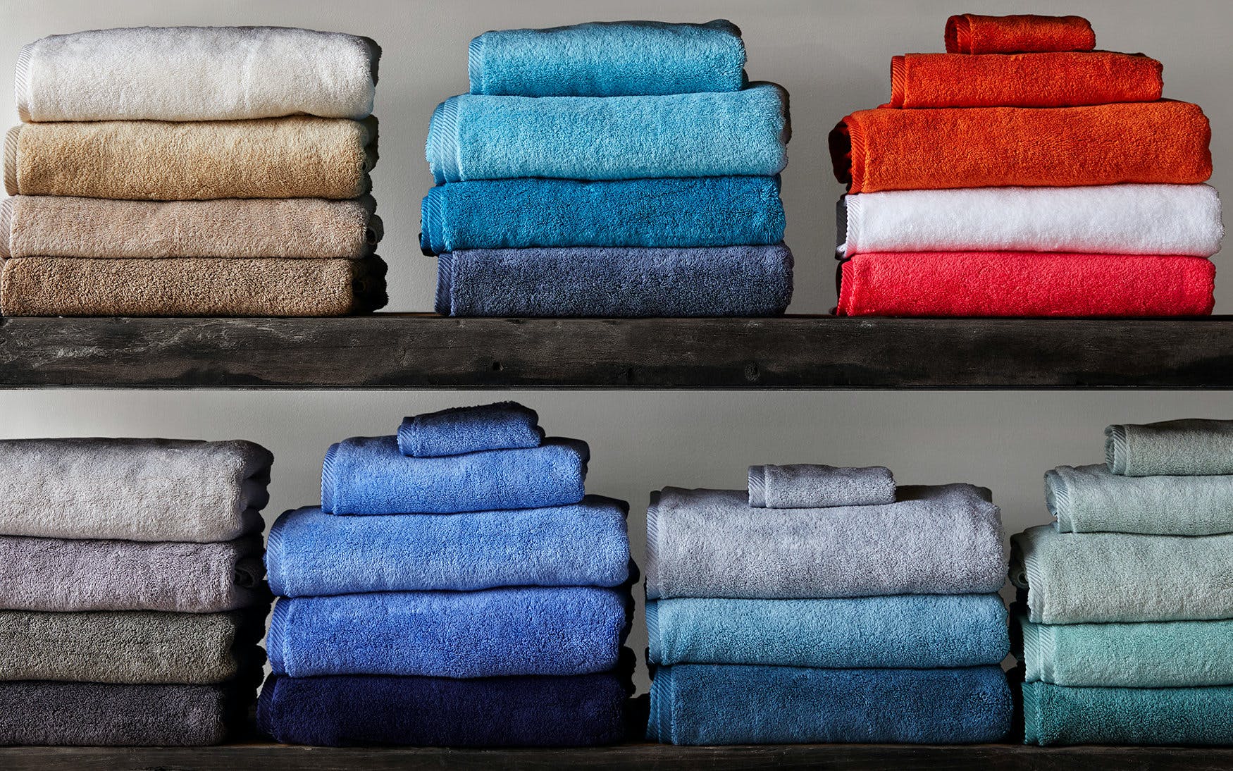 Matouk Milagro Bath Towel Set of 4 Mineral 