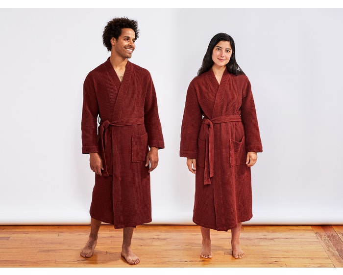 Waffle Weave Organic Robe