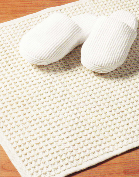 Natural Cotton Bath Mat