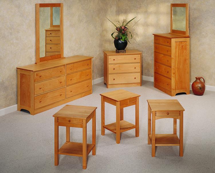 Pacific Cherry Wood Dressers Nightstands Cabinets Desks