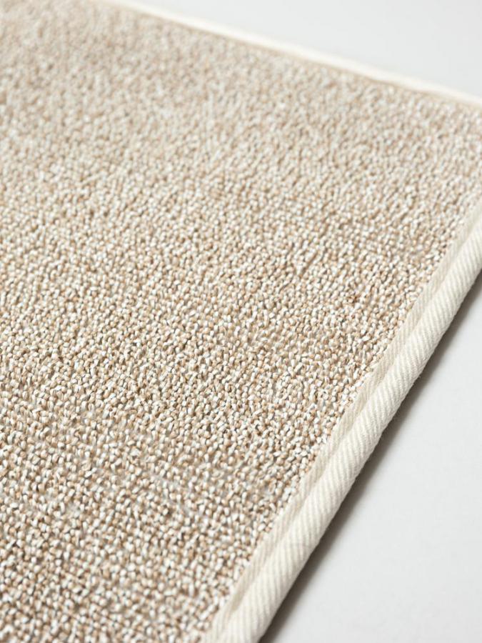 Sasawashi Beige Bath Mat 18 x 26