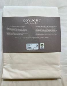 Organic Cotton Percale Flat Sheet - King - CalKing - 300 thread count