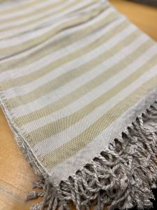 Bamboo Knit Stripe Throw Blankets