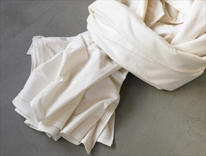 Relaxed Organic Cotton Sateen Sheet Set - Twin