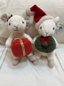 Festive Holiday Mouse stuffed animal