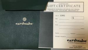 earthSake Gift Certificates