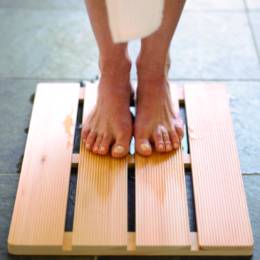 Hinoki Wooden Bath Mat