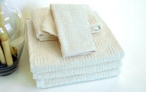 Organic Spa waffle weave Hotel towels