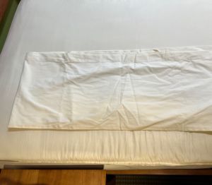 Organic crib bumper pad cover