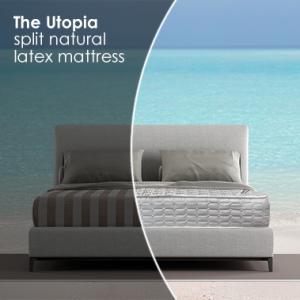 The Utopia  - Split Natural Latex Mattress by earthSake