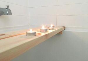 Hinoki Wooden Bath Bar