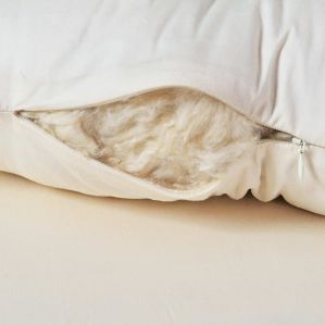 The earthSake Paradise Pillow - Organic Cotton Sateen pillows filled with Kapok Silk and Latex Clusters