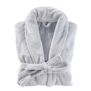 Frosted Fleece Plush Robe