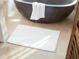 Organic Cotton Plush Bathroom Rugs - An Organic Luxury Shag Rug to replace the Must Rug