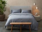 Organic Cotton Percale Duvet Cover - Seal