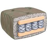 The Cloud Deluxe mattress has an innerspring unit with a 2