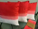Dip Dyed Throw Pillows and Napkin Sets for Summer