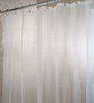 Frosted White EVA Shower Curtain Liner