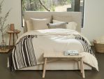 Mariposa SuperSoft Organic Cotton Blanket - Bone MultiStripe