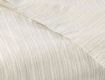 Organic Cotton Crinkled Percale - Undyed with Indigo Stripe Detail 2