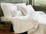 earthSake Organic Cotton Sateen Sheets and Duvet Covers - White