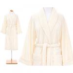 Ivory Plush Fleece Robe