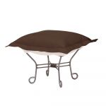 Outdoor Seascape Chocolate Ottoman