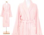 Pale Rose Plush Robe