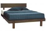 Skyline Walnut Wood Platform Bed