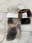 Warming Footies Wrapped in Organza Bag with Ribbon