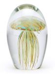 Recycled Blown Glass Jellyfish Baby  - Confetti