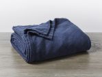 Loreto Organic Cotton Blanket - Indigo