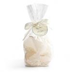 Bag of 6 mini pear candles - WHITE