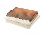 Ombre Wool Throw Blanket - Cinnamon