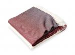 Wool Ombre Throw Blanket - Oxblood