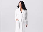 organic cotton robe - white terry 