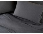 Organic Cotton Jersey Sheets - Charcoal