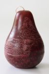 Wine - Unscented Pear Shaped Candle 