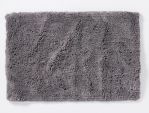 Organic Cotton Shag Bathroom Rug - Gray