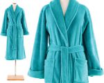 Teal Plush Robe