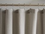 Waffle Weave Organic Cotton Shower Curtain